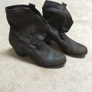 Style & Co dark brown booties. Size 8
